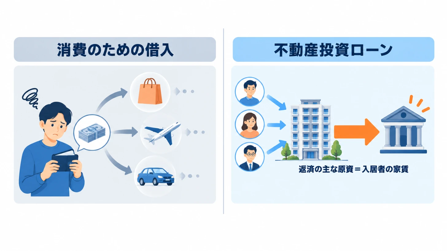 良い借金と悪い借金の構造比較